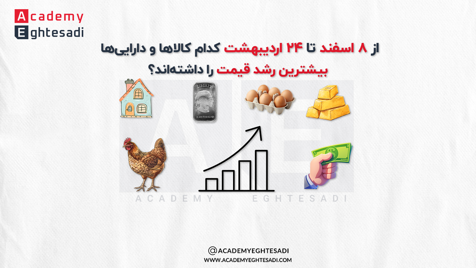 کدام کالاها و دارایی‌ها بیشترین رشد قیمت را داشتند؟ (اسفند تا اردیبهشت)